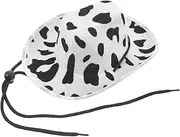 VERDANVERSE Adjustable Cow Print Pet Hat Decorative Party Hat for Dogs and Cats for Photos and Outdoor Activities Bright Color for Pets for Summer Fun