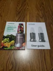 Blasting for Optimum Health Recipe Book Nutribullet Paperback And User Guide New