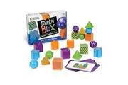 Learning Resources Mental Blox Critical Thinking Game, Homeschool, 20 Blocks, 40 Activity Cards, Ages 5+,Multicolor