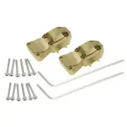 2Pcs Brass Front Rear Axle Diff Housing Cover For Axial SCX24 1/24 RC Crawler p