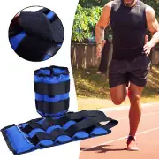 Pair Ankle Wrist Fitness Weights Men Women Adjustable Strap Training Gym 0.5/1kg
