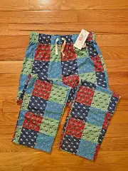 Vineyard Vines Kids Patchwork Moonshine Lounge Pants SM (8-10) M93