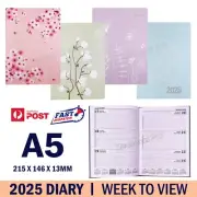 2025 A5 Planner Diary Week To View Soft Cover ColourEdge Journal Business Office