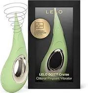 LELO DOT Cruise High Frequency Clitoral Vibrator with Elliptical Motion 8 Pinpoint Vibrator with Cruise Control Technology, Female Sex Toys, Pistachio Cream