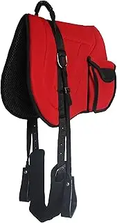 Horse Neoprene Padded Anti-Slip Breathable Bareback Saddle Pad Black 39LW02