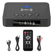 Bluetooth 5.0 Receiver Transmitter FM Stereo AUX 3.5mm Jack NFC Bluetooth6687