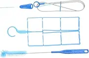 Sports Water Bladder Cleaning Brush Set 4pcs Long Handles Collapsible Tube Reusable Outdoor Hiking Camping Clean Water