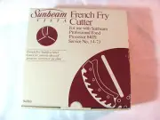 Sunbeam Vista Professional Food Processor French Fry Cutter #94910