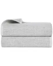 Superior Set of 2 Destin Medium Weight Solid Ribbed Bath Sheets