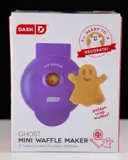New Dash Ghost Nonstick Mini Waffle Maker