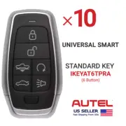 10X Autel iKey Universal Smart Key Standard 6 Button IKEYAT6TPRA