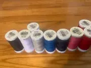 GUTERMANN THREAD 40wt -- 100% POLYESTER- 250 m SPOOLS-- VARIOUS COLORS