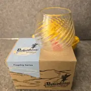 Pretentious Glass Co. Knoxville TN Stemless Wine Glass NIB