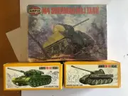 4 Airfix H0-00 Tanks M4 Sherman Mk1 Centurion German Panther Landing Craft