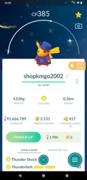 Pokémon Tra de -- Shiny Pikachu Costume World Championships 2022-trade 20k dust