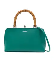 Jil Sander Goji Logo Stamp Mini Crossbody Bag One size Green