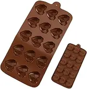 Wax Melt Moulds Heart - Heart Moulds Silicone Pastry | Non-Sticky Chocolate Heart Mold Cake Molds for Baking | Chocolate Candy Molds Heat-Resistant Food Molds Portable for Home Baking Shops
