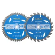 2pcs 5-3/8-inch Metal Cutting Circular Saw Blade 10mm Arbor 2.2mm Kerf