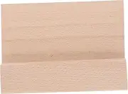 JEWEDECO Desk Calendar Base Business Card Holder Wooden Display Stand Tabletop Display Stand Wood Base for Card Display Wood Table Number Holders Wooden Cards Holder Cards Bases Cards Stand