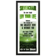 Silverchair - Luv Your Life Promotional Vintage Daybill Poster Framed