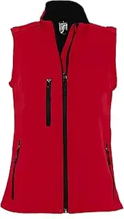 [SOL'S] SOLS Womens/Ladies Rallye Soft Shell Bodywarmer Jacket (UK Size: XL) (Red)