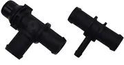 Rynplex Set 2PCS HVAC Heater Water Hose Tee, for Ford, Transit Connect 2.0L 2010-2013 KH623 KH623 9T1Z18472C 9T1Z-18472-C Car Thermostat Hose
