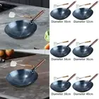 Wok Pan Pots Pans Induction Cooker General Manual Forging Iron Pan Iron Wok