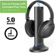 Avantree Opera Wireless Headphones Transmitter Charging Dock for Watching TV