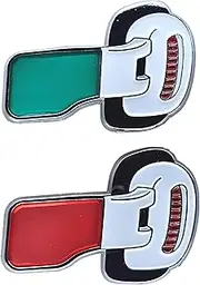 [Cielo West] DBZ Scouter Set of Two Enamel Lapel Pins Anime Dragon Ball Z, Metal, no gemstone