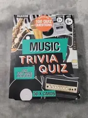 New Music Trivia Quiz Card Game by Paladone Test Your Music Knowledge Sealed
