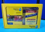 New Sealed Rosetta Stone Barron's Bundle - Spanish Latin America Levels 1-5 V4