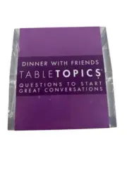 TABLE TOPICS Dinner With Friends Great Conversations Card Game New Sealed