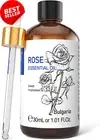 Rose Essential Oil 30ml for Diffuser, Skin, Hair, Perfume & Candle Making