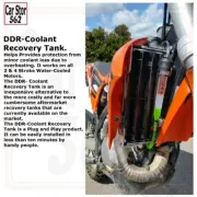 DDR - Motorcycle Coolant Recovery Tank - Dirt/Dual - Reservoir Overflow - Gen-4