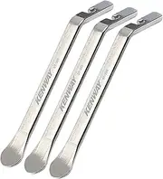 TuoTu Tyre Spoon Iron Changing Tool, Bike Tire Levers Premium Stainless Steel Levers to Repair Bike Tube, Set of 3