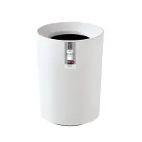 在飛比找momo購物網優惠-【ASVEL】優雅迷你雙層垃圾桶-圓形(寢室客廳 簡單時尚 