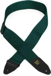 Ernie Ball 2-inch Polypro Strap - Forest Green (5-pack) Bundle