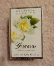Crabtree & Evelyn GARDENIA 3.5 oz perfumed soap bar England