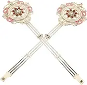 TINEASUR 2Pcs Decorative Clock Pendulum Replacement for Wall Clocks Metal Pendulum Parts Easy to Install Classic Design