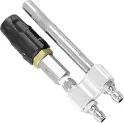 EASYBRO M5 Twist Nozzle for Pressure Washer, Adjustable Long Range Shooter Tip, 3-7 GPM, High Reach Soap Nozzle with 1/4" Quick Connect, Downstream Soft Wash Nozzle