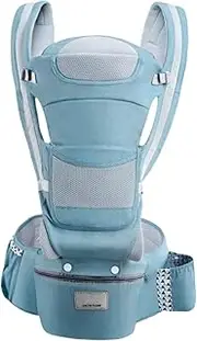 JIEBWCHA Baby Seat Carrier - Kids Back Holder with Adjustable Strap | Portable 0-48 Month Baby Hip Seat Carrier with Adjustable Strap for Mother and Father