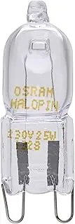 OSRAM Oven Halopin 230/240v 25w G9 Halogen Capsule Bulb, Used By BOSCH NEFF SIEMENS DELONGHI OCEAN FAGOR For Cooker And Microwave Oven Applications, High Temperature Tolerant, *SEE NOTE