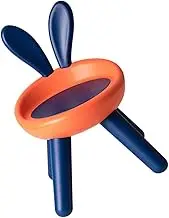 Non Slip Stool with Rabbit Backrest Bright Detachable Design for Safe Comfortable Kindergarten Chair for Home School Use