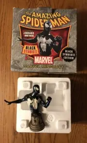 SPIDER-MAN BLACK SYMBIOTE Marvel Mini-Bust #D /3750 by Bowen Designs w/ Box!!