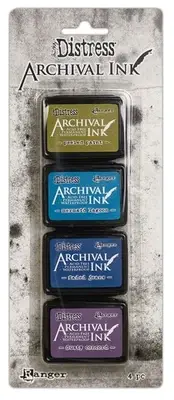 Tim Holtz Distress Archival Mini Ink Kit-Kit 2