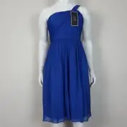NEW J. Crew Lucienne Blue Silk Chiffon Dress