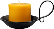 Round Candle Holder - Elegant Round Candle Platform, Iron Iron Display | Home Decoration Accent Piece, Artistic Votive Light Base, Elegant Table Ornament, Amplifier