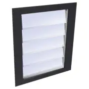 VIC NEW Stratco Shed Louvre Window Gun Metal Grey