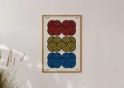 [Namly Design] Poster - Colorful Retro Artwork