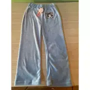 Girls pink girl 14/16 plus light blue pants kitty cat soft comfy cozy lounge